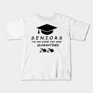 Seniors The One Where They Were Quarantined 2020 T-Shirt Kids T-Shirt